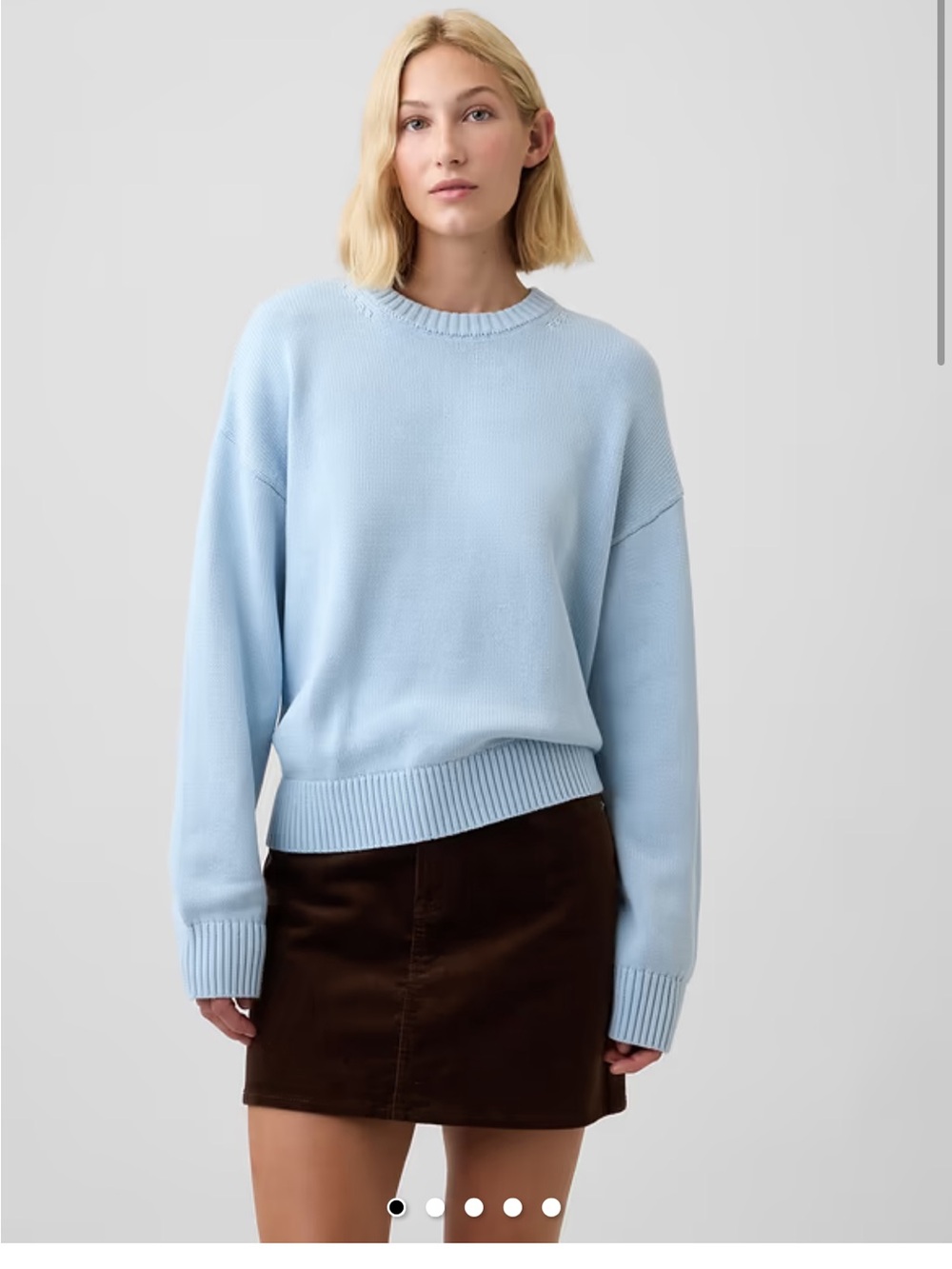 Relaxed Stripe Crewneck Sweater- NWT Gap Xxl blue sweater pullover